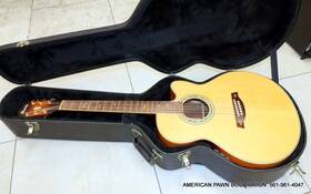 Ael50serlv1201 Ibanez Acoustic-electric Guitar With Hardshell Case Used