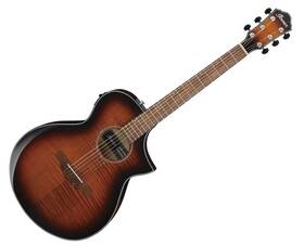 Aewc400ams Ibanez Used Aew A/e Guitar - Amber Sunburst High Gloss