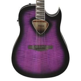 Alt50fatvt Ibanez Alt50fa Acoustic-electric Guitar - Transparent Violet Sunburst High Gloss