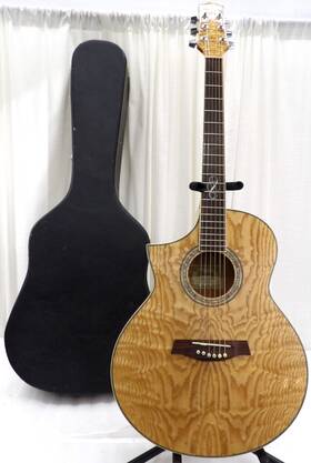 Ew20lase-nt-3t-02 Ibanez Exotic Wood Series Acoustic-electric Guitar 6 String Lh