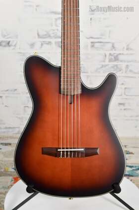 Frh10nbsf Ibanez New Thinline Acoustic Electric Guitar Brown Sunburst Flat