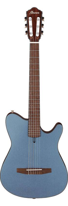 Frh10nibf Ibanez Frh10n Acoustic/electric Nylon Guitar Indigo Blue Metallic Flat