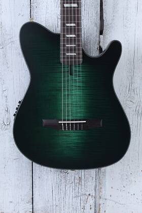 Frh20fmn Ibanez Nylon Acoustic Electric Guitar Dark Emerald Green Low Gloss