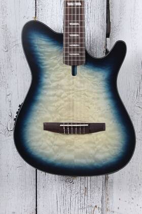 Frh20qmn Ibanez Acoustic Electric Guitar Cosmic Blue Sunburst Low Gloss