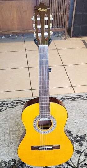 Gar6 Ibanez - Gam Classical Acoustic Guitar With Road Runner Gig Bag