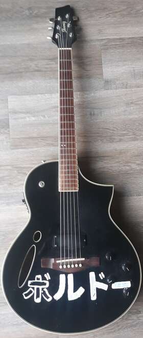 Msc350bk Ibanez Msc350 Montage Acoustic/electric Hybrid Guitar Working Electronics Rare