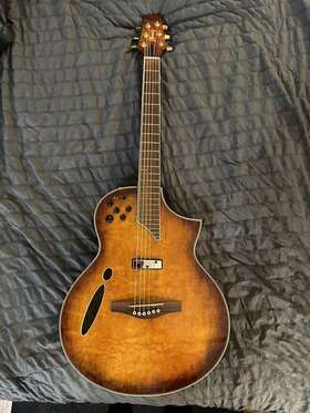 Msc650vv1202 Ibanez Montage Hybrid Electro Acoustic Guitar With Hard Case