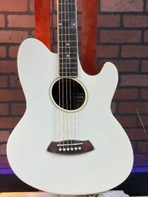 Tcy10eivh-b1 Ibanez Talman Tcy10e-ivh Acoustic-electric Guitar Ivory