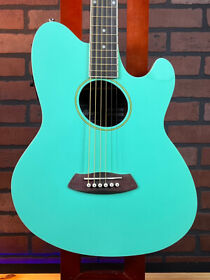 Tcy10esfh-b1 Ibanez Talman Tcy10e-sfh Acoustic-electric Guitar Sea Foam Green