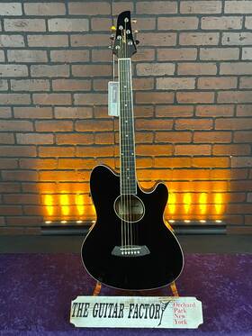Tcy10ebk-b1 Ibanez Talman Tcy10e-bk Acoustic-electric Guitar Black