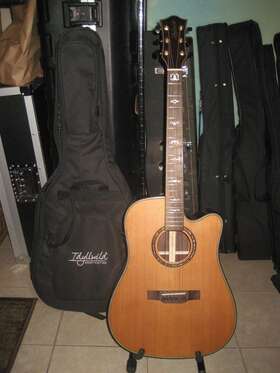 Pn610820 Idyllwild Acoustic/electric Guitar Video All Solidherringbone Rosewood