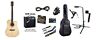 Imusic235pk Deviser Solid Top Cedar Acoustic Electric Guitar With Amp Package
