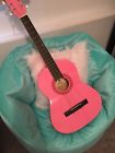 Indiana Pink Guitar Chipped On The Body Cracked Neck In