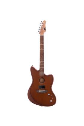Iyv Ijgap-300 Iyv- Semi Hollow Electric Acoustic Guitar Satin Brown