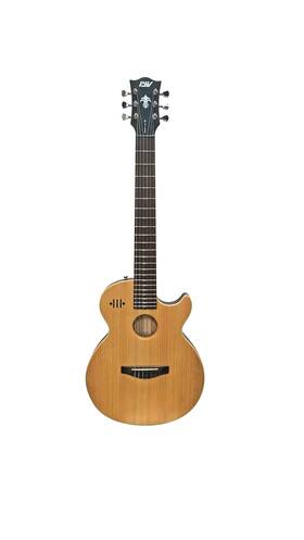 Isc-300 Iyv Hollow Body Semi Acoustic Guitar Natural