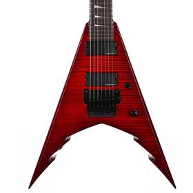 2803740890 Jackson Usa Signature Corey Beaulieu King V Transparent Red Burst