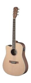 James Neligan Asy-dce Lh Asyla Series Dreadnought Cutaway Acoustic-electric