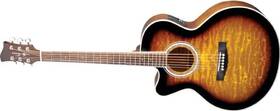 Jta-424qcet-lh-tsb-a Jay Turser Jta-424qcet-lh-tsb Jta Series Lefty Acoustic Electric Guitar. Toba