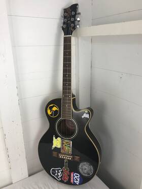 Jay Turser Jta412cet Acoustic-electric Guitar - Model Jta412cet/tbk Repair Project