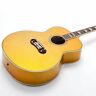 Jiyu-22 Unbranded Electric Acoustic Guitar Fishman Eq Solid Spruce Top Grover