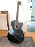 Jn Guitars Doghair Finish Concert Acoustic Electric With Case