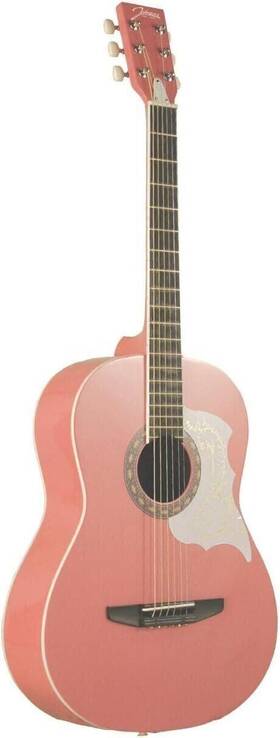 Johnson 840246015969 Jg-100-pk Student Acoustic Guitar Pink