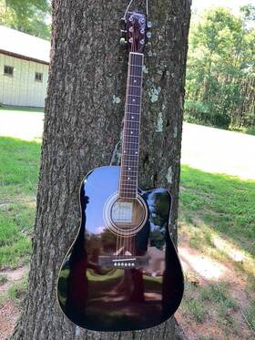 Jg-620-cer Johnson Cutaway Acoustic Electric Steel String Dreadnought Guitar