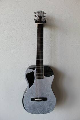 4738296598436589341 Journey Of660w1 Overhead Carbon Fiber Acoustic/electric Travel Guitar - Pearl