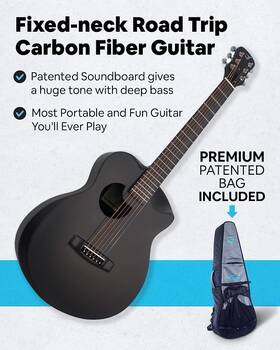 Rt661m Journey Instruments Carbon Fiber Touring Acoustic Guitar Never Praying