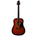 K41tsb Merchandisers Kona Dreadnought Acoustic Guitar Tobacco Sunburst 809312000377