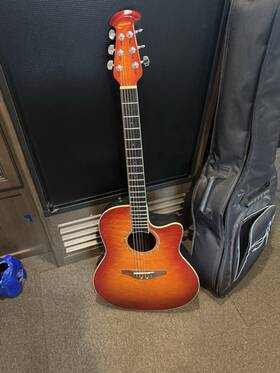 Gc-24 Kaman Music Corporation Ovation Celebrity Gc24 Acoustic Guitar The 2011 Birseye Maple Sunburst Model