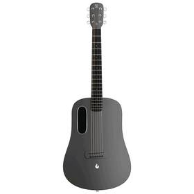 Lvm-bl-l3-mb Kellards Lava Music Blue 36 Inch Electric Acoustic Smartguitar With Airflow Bag Black
