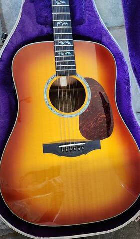D1-130a-rb Kepma Acoustic Electric Guitar