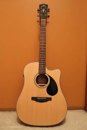 D3-130k-nm Kepma Dreadnought Cutaway Acoustic Electric Guitar
