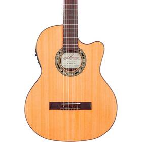 Kremona 197881452759 F65cw Tl Thin-bodied Nylon-string A/e Guitar Natural Rf