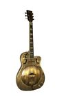 S101 Kumalae Radioactive Resonator Guitar Brass Plated Finish 609408029318