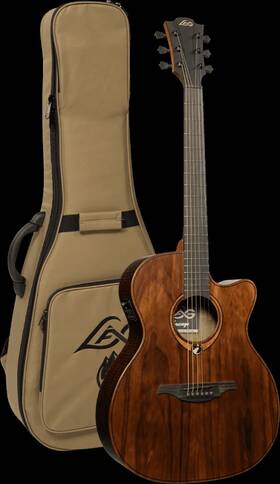 Lag Guitars 700166372979 Sauvage Auditorium Cutaway Acoustic-electric