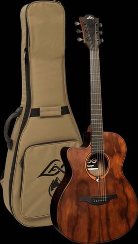 Lag Guitars 700166372986 Sauvage Auditorium Cutaway Acoustic-electric Left-handed