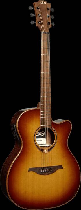 T118ace-brs Lag Guitars Tramontane 118 Auditorium Cutaway Acoustic-electric Brown Shadow
