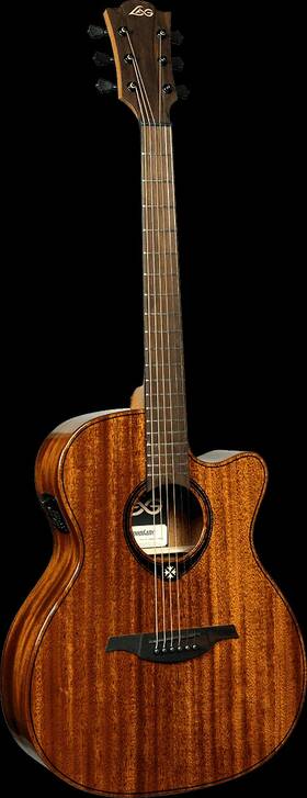 T98ace Lag Guitars Tramontane 98 Auditorium Cutaway Acoustic-electric Natural