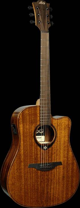 T98dce Lag Guitars Tramontane 98 Dreadnought Cutaway Acoustic-electric Natural