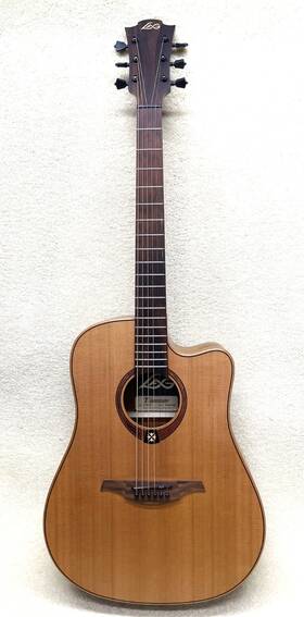 T170dce Lag Tramontane Acoustic Electric Guitar Mint With Hardcase