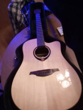 T500dce Lag Solid Sitka Spruce Top Tramontane 6-string Acoustic-electric Guitar