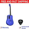 Lava-me3-36 Hogor Lava Me Carbon Fiber Lightweight Guitar Blue With Pick