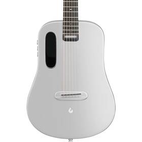 Lava Music 197881338756 Me Air Carbon Fiber 36 Inch A/e Guitar With Airflow Bag Silver 1978813387 Rf