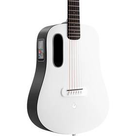Lava Music 197881349103 Me Play 36 Inch A/e Guitar With Lite Bag Nf White Rf
