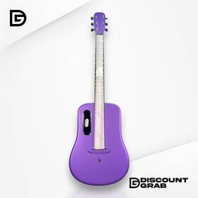 Lava Music 973024271180 Me 4 Carbon 36 Inch Acoustic-electric Guitar Purple With Airflow Bag