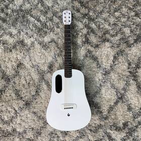 Bl-l3-sw Lava Music Blue Touch Acoustic-electric Guitar Sail White With Airflow Bag