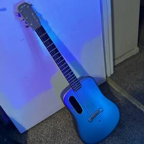 L9130001-1b Lava Music Me 3 38 Inch Smart Guitar In Space Grey With Bag
