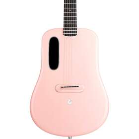 L9210003 Lava Music Me 4 Carbon Fiber 36 Inch Acoustic-electric Guitar With Airflow Bag Pink